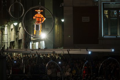 Actuación de la compañía 'Odyssée verticale'