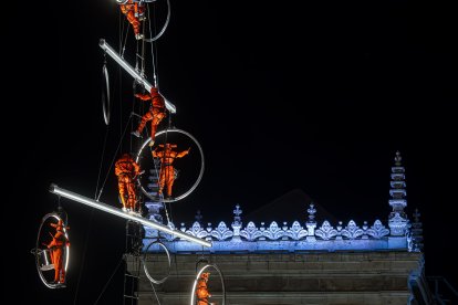 Actuación de la compañía 'Odyssée verticale'