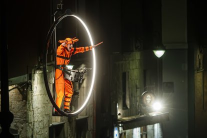 Actuación de la compañía 'Odyssée verticale'