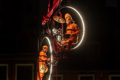 Actuación de la compañía 'Odyssée verticale'