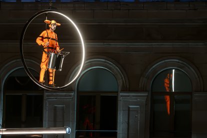 Actuación de la compañía 'Odyssée verticale'