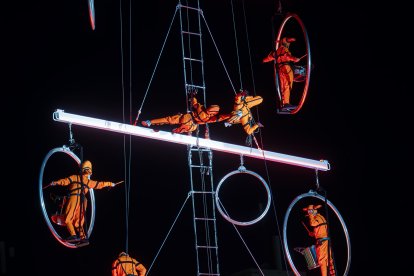 Actuación de la compañía 'Odyssée verticale'