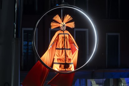 Actuación de la compañía 'Odyssée verticale'