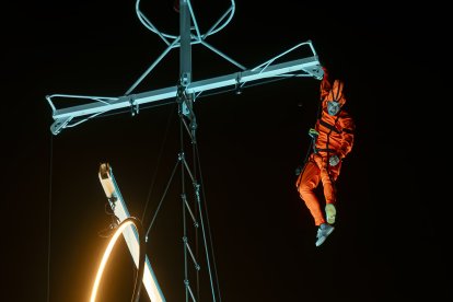 Actuación de la compañía 'Odyssée verticale'