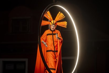 Actuación de la compañía 'Odyssée verticale'