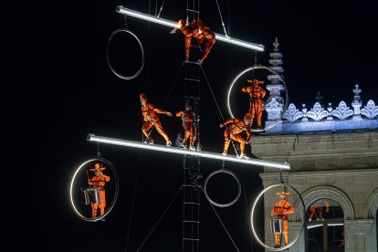 Actuación de la compañía 'Odyssée verticale'