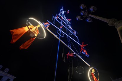 Actuación de la compañía 'Odyssée verticale'