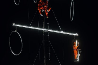 Actuación de la compañía 'Odyssée verticale'