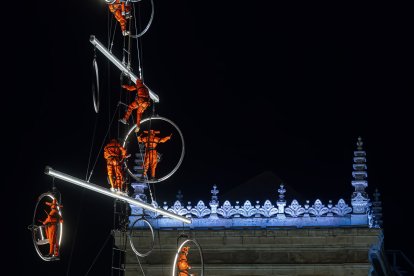 Actuación de la compañía 'Odyssée verticale'