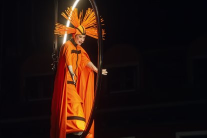 Actuación de la compañía 'Odyssée verticale'