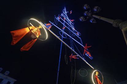 Actuación de la compañía 'Odyssée verticale'