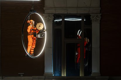 Actuación de la compañía 'Odyssée verticale'