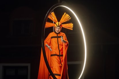 Actuación de la compañía 'Odyssée verticale'