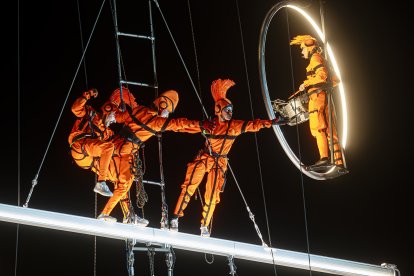 Actuación de la compañía 'Odyssée verticale'