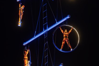 Actuación de la compañía 'Odyssée verticale'