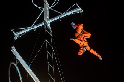 Actuación de la compañía 'Odyssée verticale'