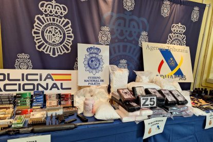 Droga incautada en la operación churruca