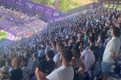 Público en el José Zorrilla para presenciar la final de Copa entre VRAC y Chami.