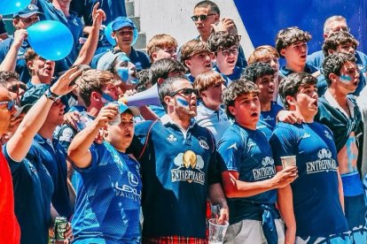 Afición del VRAC en Zorrilla para la final de la Copa del Rey NTT Data 2025.