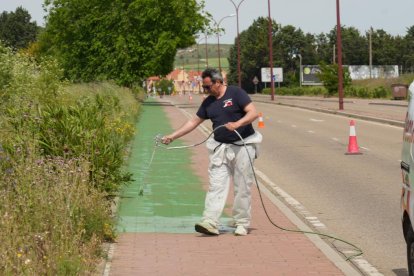 Carril bici de Zaratán