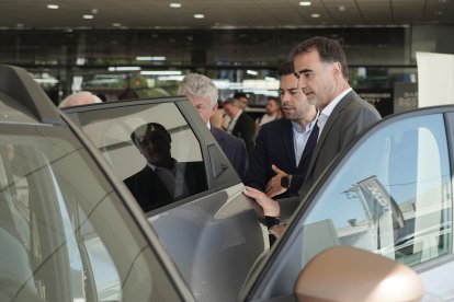 El director general de Dacia España, Laurent Sengenes, durante la presentación del Dacia Bigster