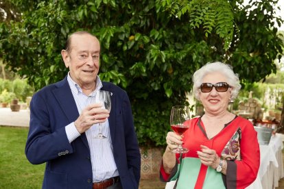 Luis Sanz Busto con su mujer Marí Luz Cid