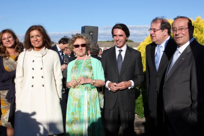 Luis Sanz, propietarios de la bodega Dehesa de los Canónigos, durante la celebración del 25 aniversario de la bodega.