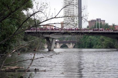 Labores de búsqueda en el río Pisuerga
