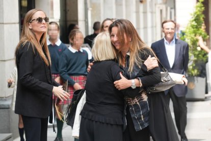 Misa funeral de Luis Sanz en la Iglesia de Santiago Apóstol