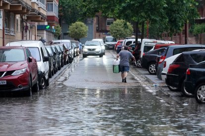 Fuerte tormenta en Valladolid