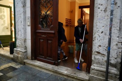 Inundaciones por la fuerte tormenta en Valladolid