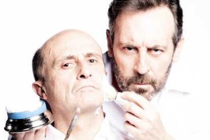 Pepe Viyuela y Antonio Molero en 'El barbero de Picasso'