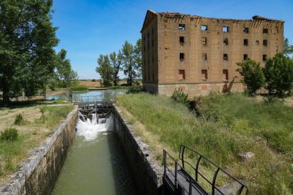 Esclusa número 7 del Canal de Castilla. Ramal de Campos.
