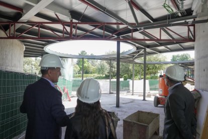 Obras del cementerio de Las Contiendas