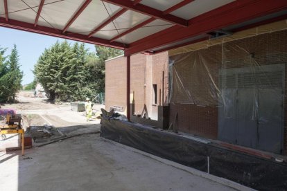 Obras del cementerio de Las Contiendas