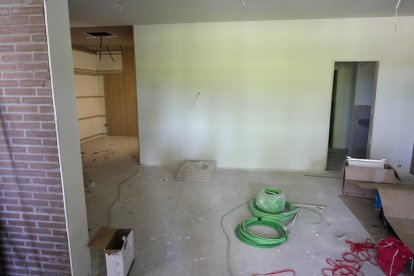 Obras del cementerio de Las Contiendas