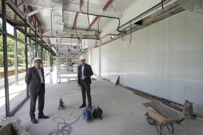 Obras del cementerio de Las Contiendas