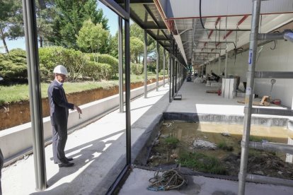 Obras del cementerio de Las Contiendas