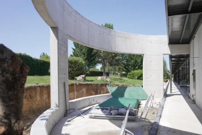 Obras del cementerio de Las Contiendas