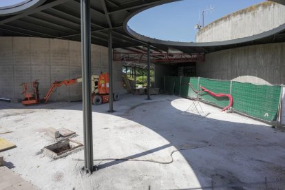 Obras del cementerio de Las Contiendas