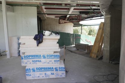 Obras del cementerio de Las Contiendas