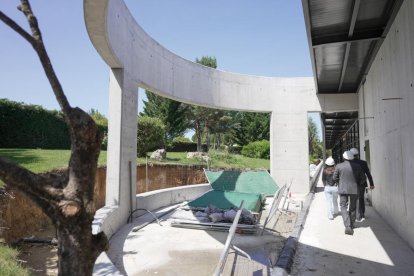 Obras del cementerio de Las Contiendas