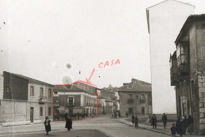 Vista de la calle Gondomar con vuelta a la calle Santa Clara en 1964