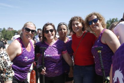 La carrera amistosa entre las Vallkirias contra los Celtas Cortos en Valladolid