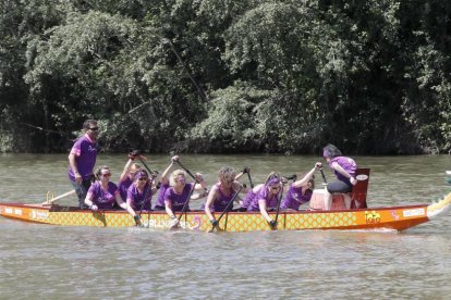 La carrera amistosa entre las Vallkirias contra los Celtas Cortos en Valladolid