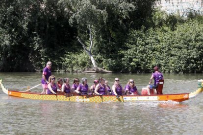 La carrera amistosa entre las Vallkirias contra los Celtas Cortos en Valladolid