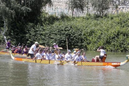 La carrera amistosa entre las Vallkirias contra los Celtas Cortos en Valladolid