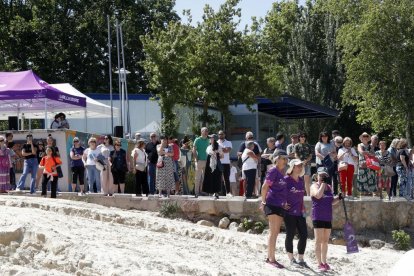 La carrera amistosa entre las Vallkirias contra los Celtas Cortos en Valladolid