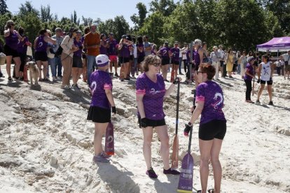La carrera amistosa entre las Vallkirias contra los Celtas Cortos en Valladolid