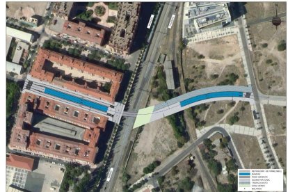 Recreación de los pasos de la integración ferroviaria en Ariza